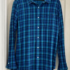 Chubbies Blue Plaid Casual Shirt